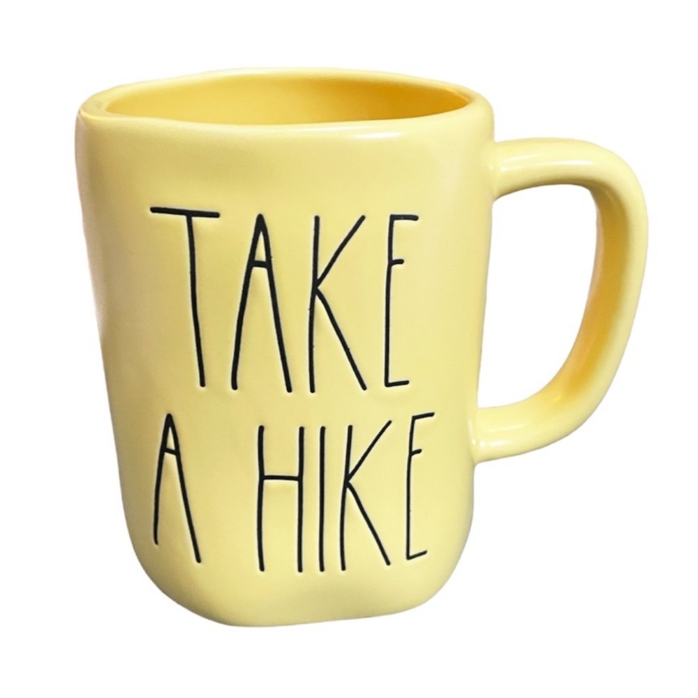 Rae Dunn Magenta Artisan Collection 16oz Coffee Mug Take A Hike Outdoor Ceramic